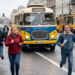 19.07. Videoblog. Autobus z napisem „koniec”.